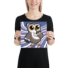 Hoo Purple Swirl Poster - Image 2