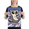 Hoo Purple Swirl Poster - Image 5