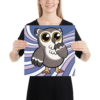 Hoo Purple Swirl Poster - Image 6
