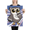 Hoo Purple Swirl Poster - Image 10